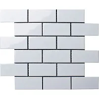 Мозаика Brick White Glossy A1001G, 28,8x29,4 6 мм