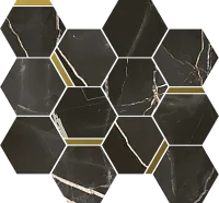 Мозаика Стелларис Абсолют Блэк Шик мат 28,3x32,8 9 мм арт. 620110000226