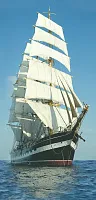 Панно Porto Tall Ship "Ship" глянц, 125x60