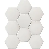 Мозаика Hexagon Big White, 25,6x29,5 6 мм
