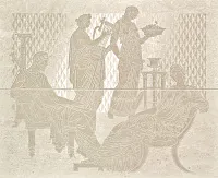 Панно Comp. Raffaello Cream (из 2-х пл.) мат, 48x59