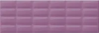 Плитка Vivid Colours Violet Glossy Pillow Structure, 25x75, арт. (O-VVD-WTU221)