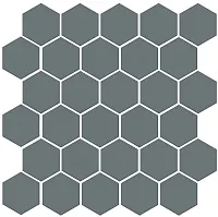 Керамогранит Агуста синий матовый 29,7x29,8x0,69 из 30 частей мат, 29,7x29,8 6,9 мм, арт. 63012