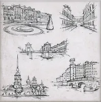 Декор Марчиана SpB, 20x20 6,9 мм, арт. STG/A593/5261