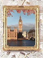 Панно Newspapers P2-1D130 из 2-х шт глянц, 40x30