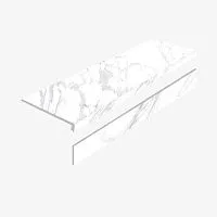 Ступень L STATUARIO CALIPSO MATT мат 32x120 8 мм арт. st.УТ-00000881