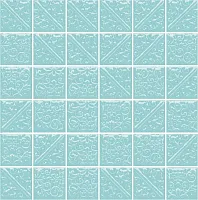 Плитка Ла-Виллет бирюзовый, 30,1x30,1 6,9 мм, арт. 21026