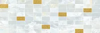 Декор Eden мозаичный светло-голубой золото, 20x60 8 мм, арт. MM60156