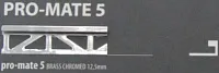 Бордюр Pro-mate 5mm laton cromado 11 mm, 0,5x25, арт. B71132004