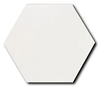 Керамогранит Scale Floor Hexagon Porcelain White мат, 10,1x11,6 9 мм
