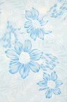 Декор Валентино Георгин голубой VL-DG-B глянц, 20x30