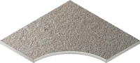 Борт Грэй Угловой закругленный 30 мат 60x60 20 мм арт. 620090001026