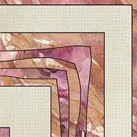 Декор Dec Acuarela Esquina глянц, 22,5x22,5