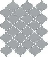 Плитка Арабески глянцевый серый глянц, 26x30 7 мм, арт. 65012