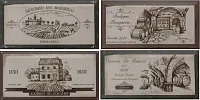 Декор Hueso Wine Labels Mix, 10x20