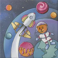 Декор Космос 2 мат, 20x20 6,9 мм, арт. VT/A380/5009