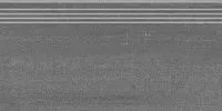 Ступень Про Дабл антрацит обрезной мат, 30x60 9 мм, арт. DD200920R\GR