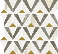 Мозаика Стелларис Грэй Орфеус полир 33,8x31,5 6 мм арт. 600110000976