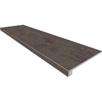 Ступень Walnut Steptrade SI04 Комплект прямоугол бортик без насечек + Подступенок мат 33x120 арт. 39149