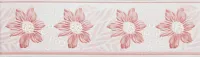 Бордюр Валентино Георгин розовый VL-BG-P глянц, 5,7x20