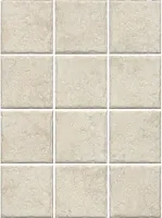 Керамогранит Брюссель из 12 частей 9,8х9,8 бежевый светлый матовый мат, 9,8x9,8 7 мм, арт. 1325