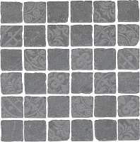 Декор Про Фьюче серый темный мозаичный мат, 30x30 9 мм, арт. SBM007/DD640520
