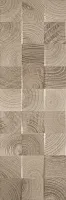Плитка Daikiri Brown Wood Kostki Struktura глянц, 25x75 8 мм