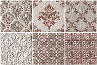 Декор Biarritz Inserto Aloha Ecru S/6, 10x10