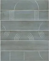 Плитка Мажорель голубой из 6 частей глянц 36x28,5 10 мм арт. KMP3STA002RN6X