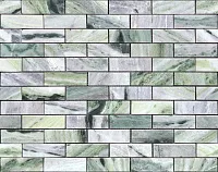 Мозаика Onice Verde oliva POL 23x73x7 полир, 29,8x29,8 7 мм