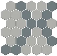 Декор Агуста 7 мозаичный микс матовый мат, 29,7x29,8 6,9 мм, арт. AD/A674/MM