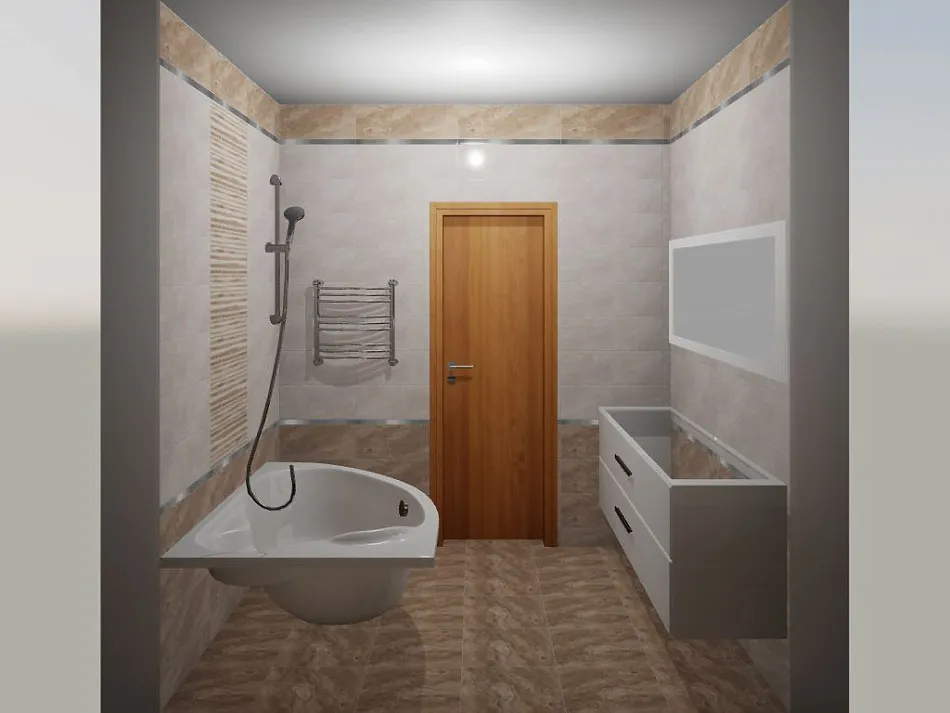 Готовый интерьер к коллекции Ceramica Classic Polaris
