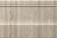 Плинтус Marvel Travertino Silver Alzata глянц, 20x30,5 0-0 мм, арт. LVAV