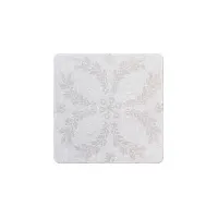 Декор WHITE MARBLE Motif №5 Белый, 10x10