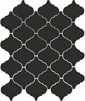 Плитка Арабески глянцевый черный глянц, 26x30, арт. 65001