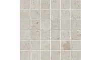 Декор Про Лаймстоун бежевый матовый мозаичный мат, 30x30 11 мм, арт. DD2055/MM