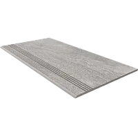 Ступень Grey Steptrade TN01 с насечками мат 30x60 10 мм арт. 67370