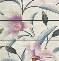 Вставка DECOR SET(3) ADRIANA TURQUESA/PURPURA, 20x60, арт. A019842