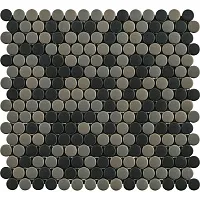 Мозаика Glaze Dots Greys-Black Matt мат, 31,5x29 6 мм, арт. L244006761