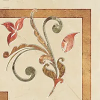 Вставка Esquina Ramas Угол глянц, 22,5x22,5