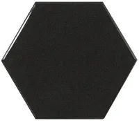 Плитка Scale Wall Hexagon Black глянц, 10,7x12,4 9 мм