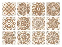 Вставка VERMONT Olambrillo Regio oro bone, 7x7