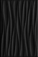 Плитка Карнавал в Венеции чёрный волна, 20x30 6,9 мм, арт. 8276