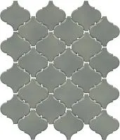 Мозаика Арабески Марокко зелёный глянц 26x30 7 мм арт. KM2630M0000N