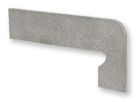 Плинтус VEGA GRIS DERECHA Zan. правый мат, 39,5x17,5 9 мм