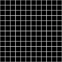 Мозаика Темари черный матовый мат, 29,8x29,8, арт. 20071N