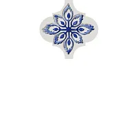 Декор Арабески Майолика 4 глянц, 6,5x6,5 7 мм, арт. VT/A319/65000