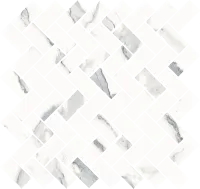 Мозаика Стелларис Статуарио Уайт Кросс мат 31,5x29,7 9 мм арт. 620110000211