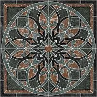 Панно Риальто наборный лаппатированный лап, 120x120 11 мм, арт. ID110