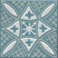 Декор Бахия 2 бирюзовый мат 9,8x9,8 7 мм арт. KMD3STA020GN